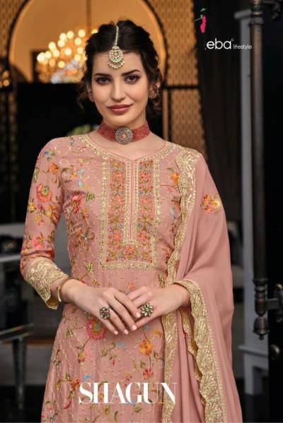 Shagun By Eba Lifestyle Designer Partywear Salwar Kameez Collection
